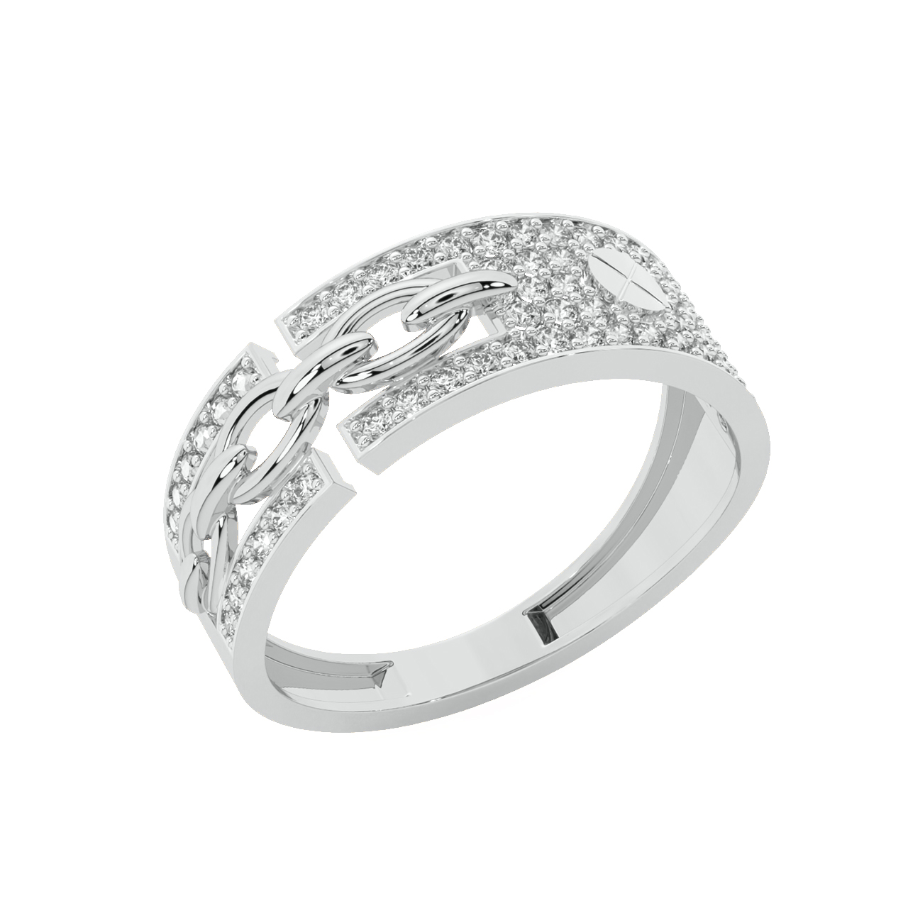 Apex Round Diamond Ring For Men